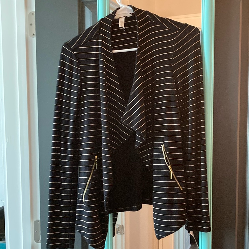 Soma XSmall Black and Gold Blazer